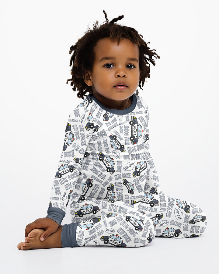 Little Rookie Bamboo Two Piece Long Sleeve Pajama Set