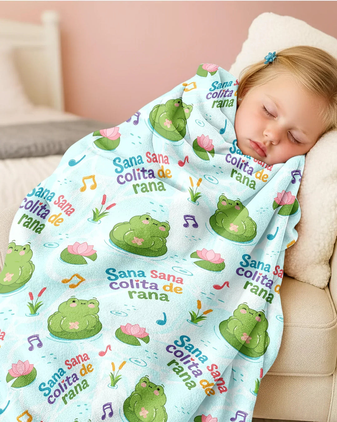 Sana Sana Colita De Rana Bamboo Blanket