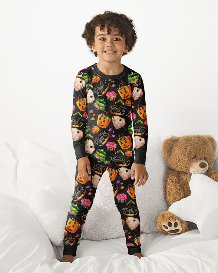 Spooky Snack Shack Bamboo Two Piece Long Sleeve Pajama Set