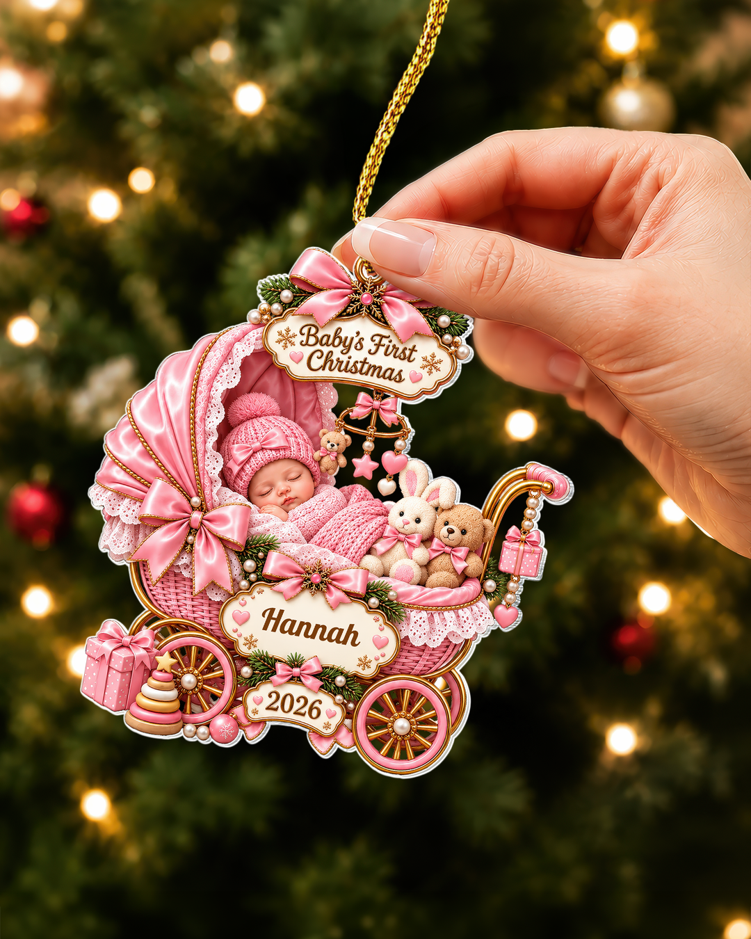 First Christmas 2026 - Personalized Acrylic Ornament