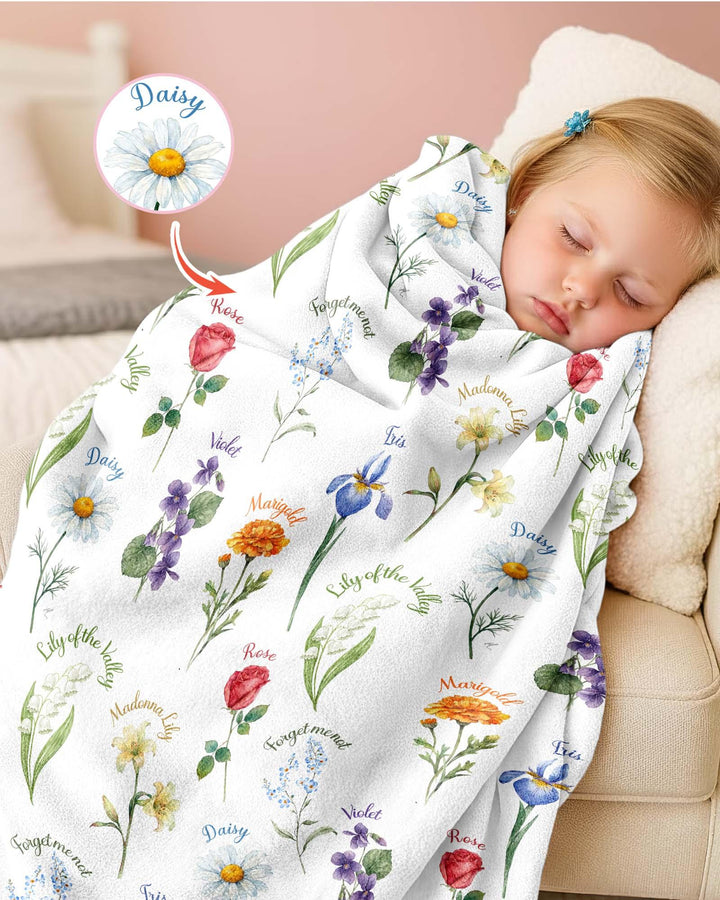 Marian Garden Bamboo Blanket
