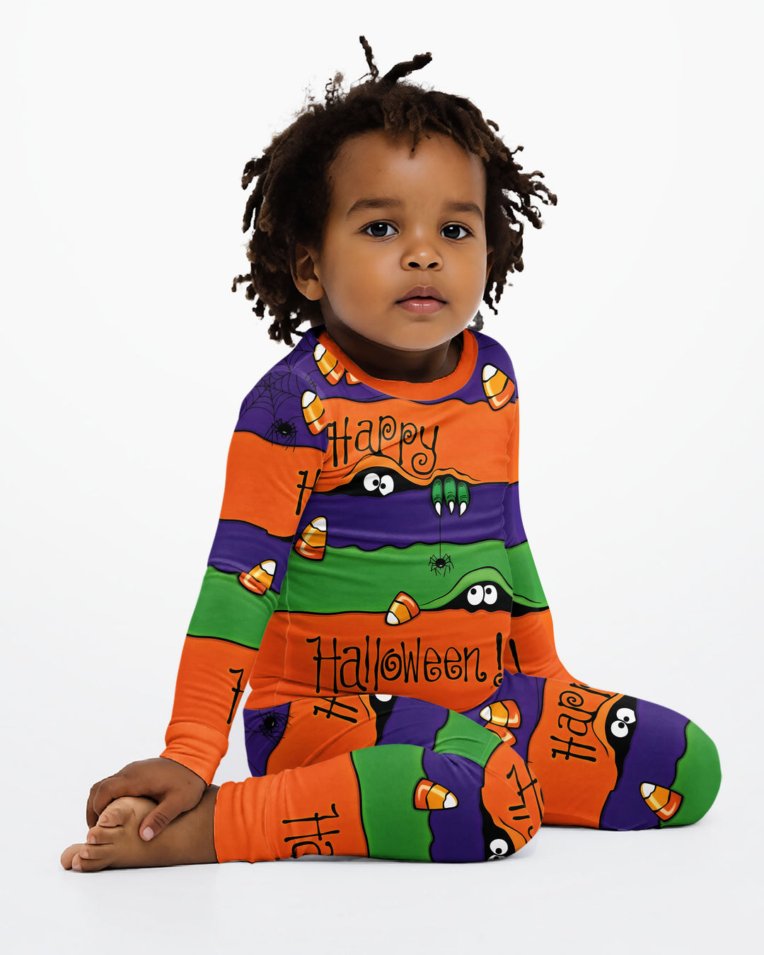 Happy Halloween Bamboo Two Piece Long Sleeve Pajama Set
