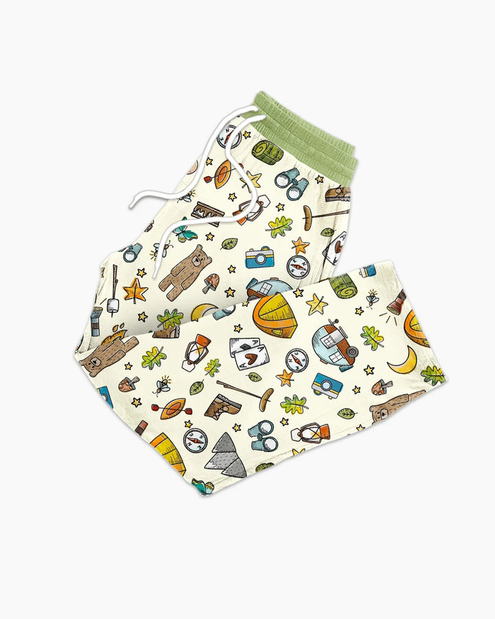 Pijama de Bambú para Hombre Love Camping a Juego Familiar