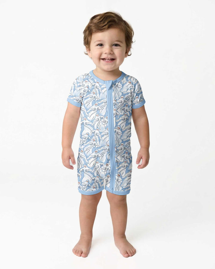 Ghostly Threads Bamboo Shorty Zippy