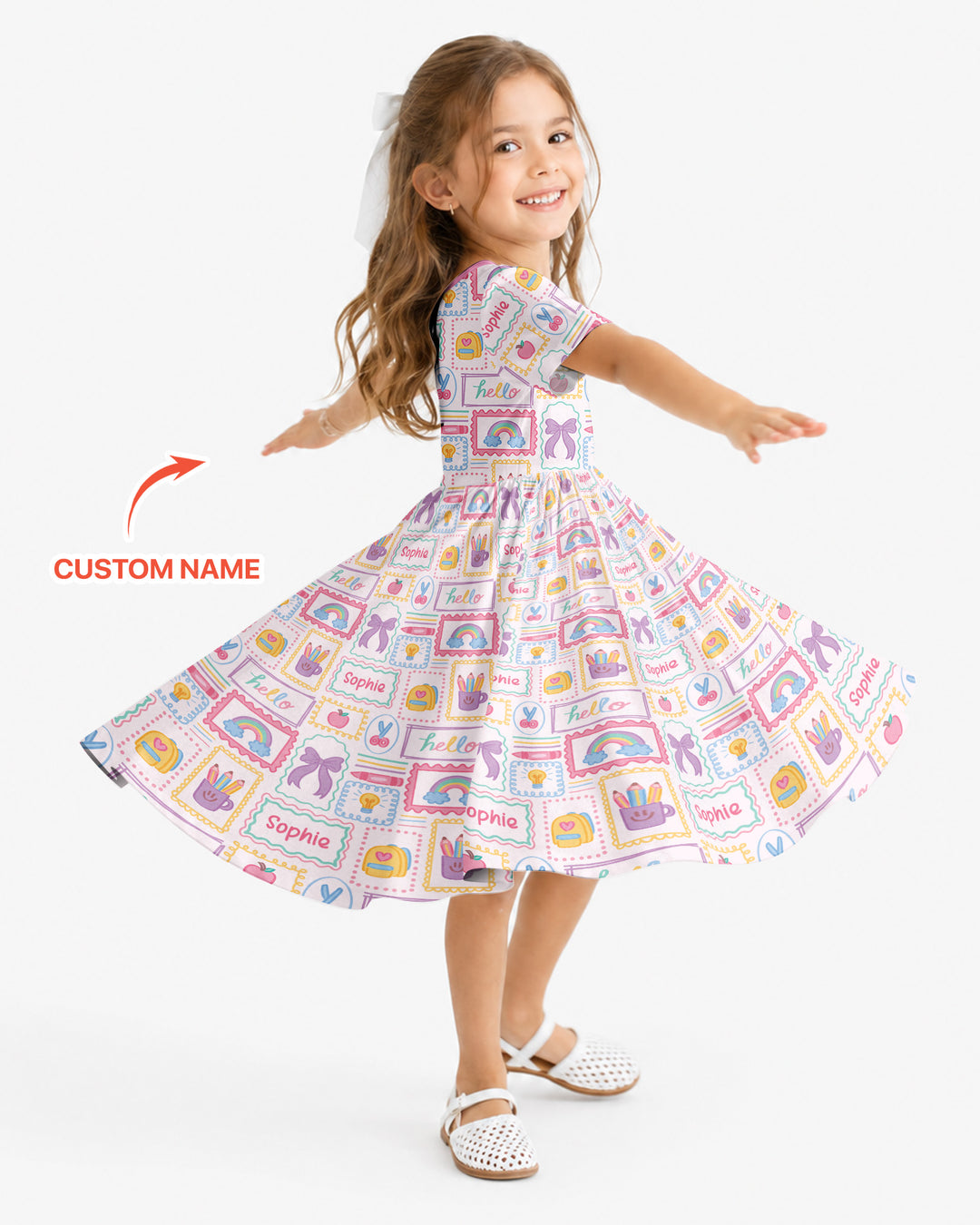 Vorlage Bambus Twirl Kleid