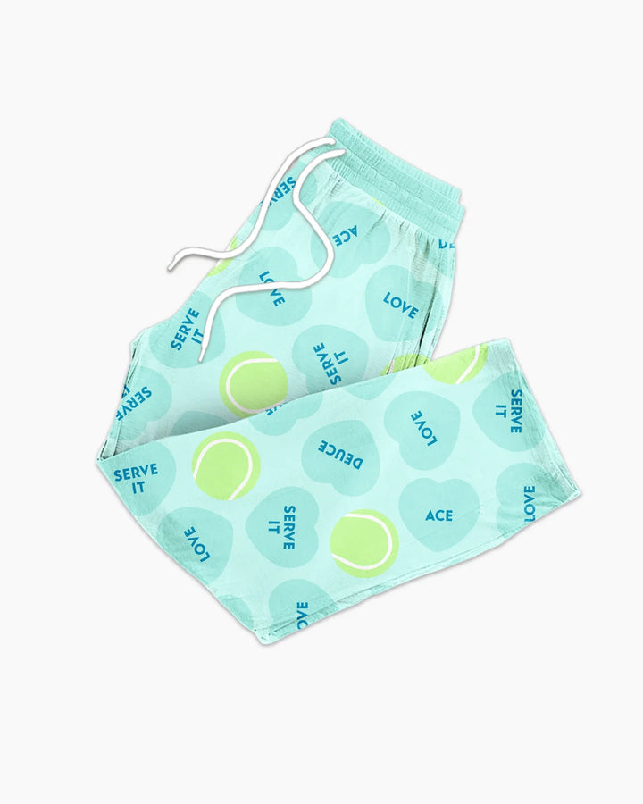Tennis with Love Bamboo Men's Pajama Set