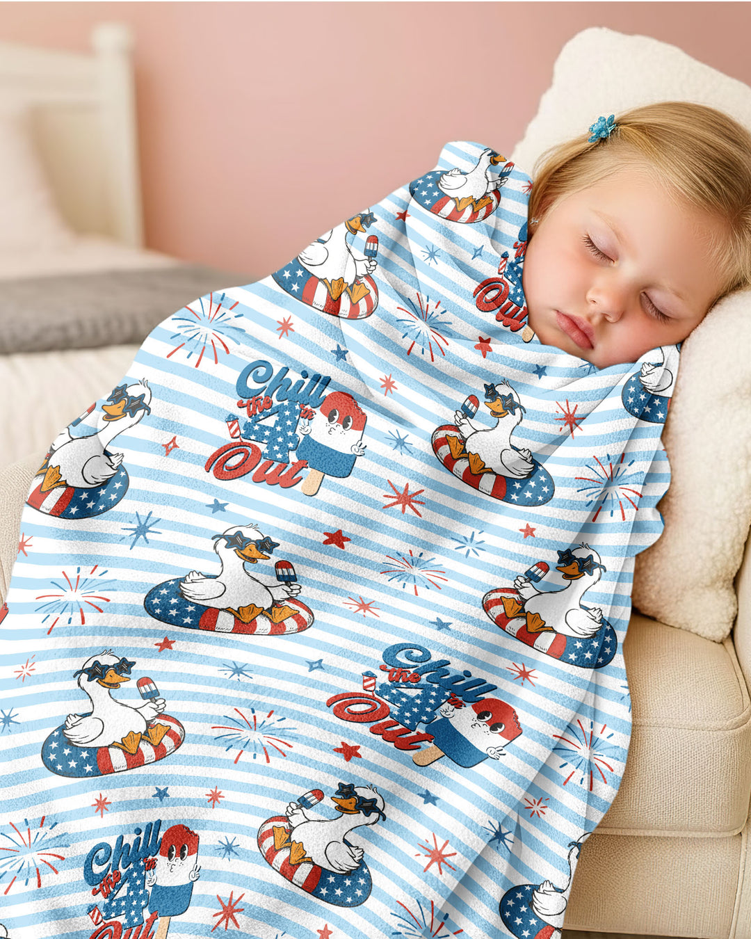 Chill the Fourth Out Bamboo Blanket