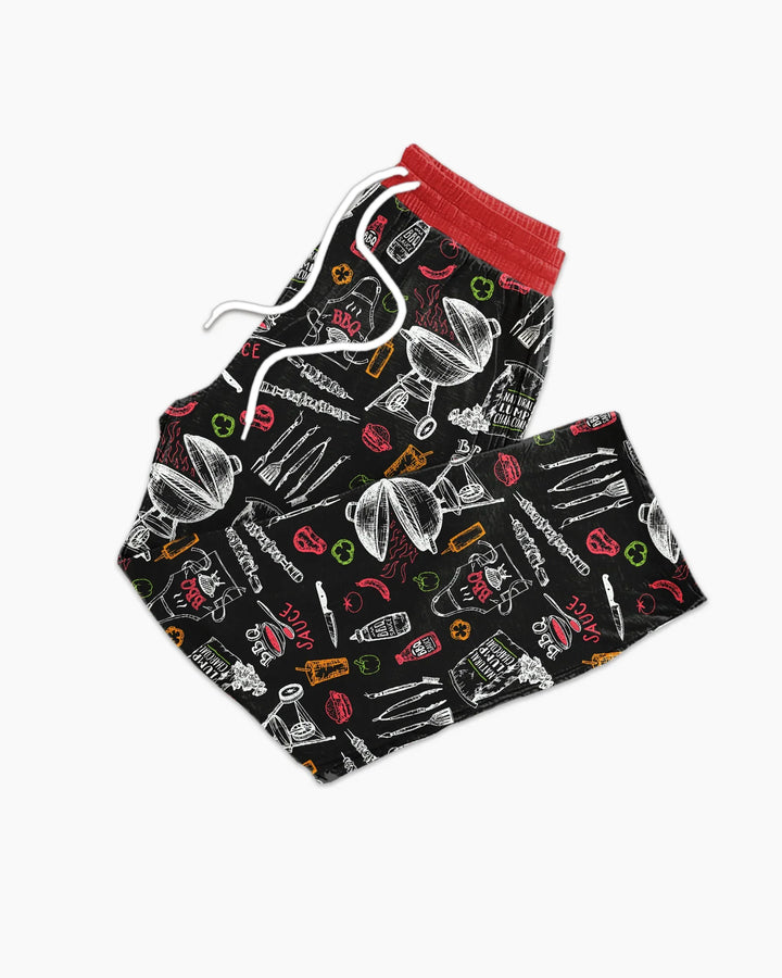 Backyard BBQ Party Family Matching Bamboo Men's Pajama Set
