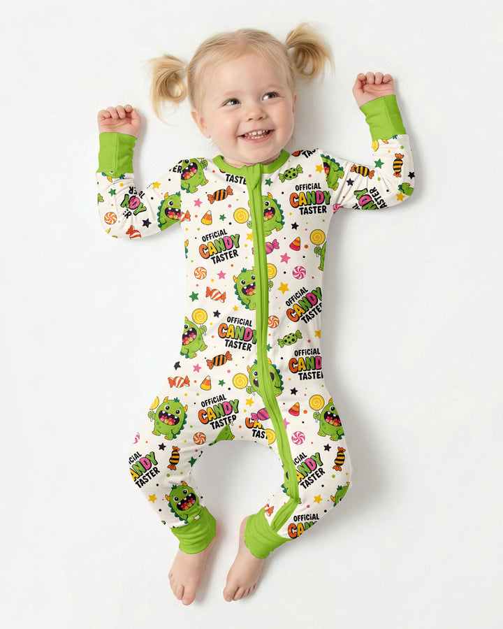 Halloween Official Candy Tester Bamboo Convertible Zippy