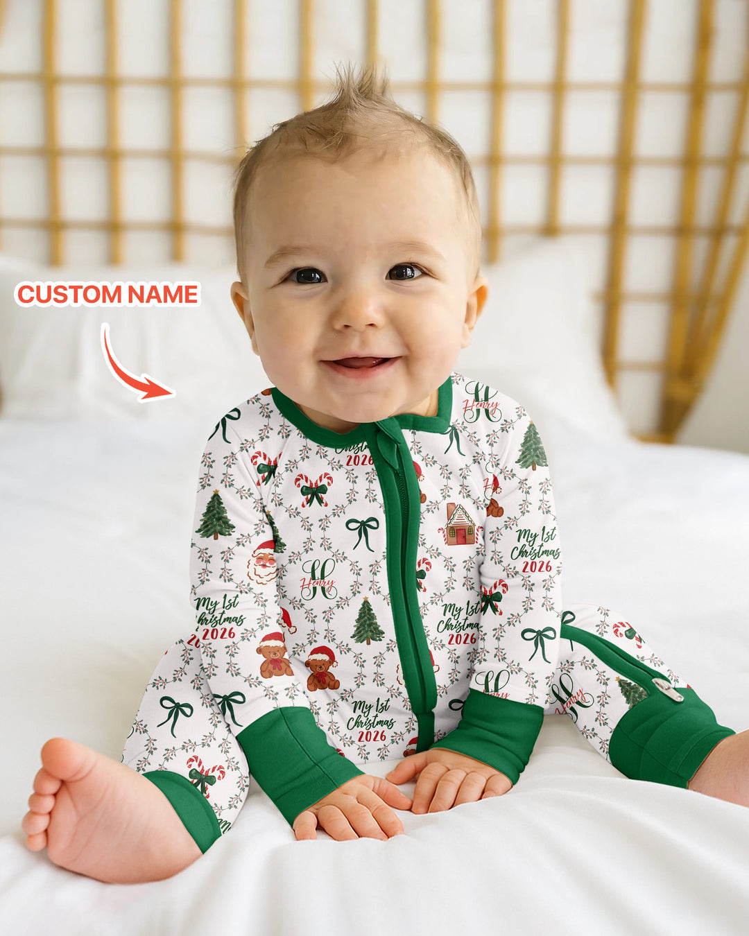 Gerippte Babykleidung mit individuellem Foto - Weich &amp; Skizzenhaft