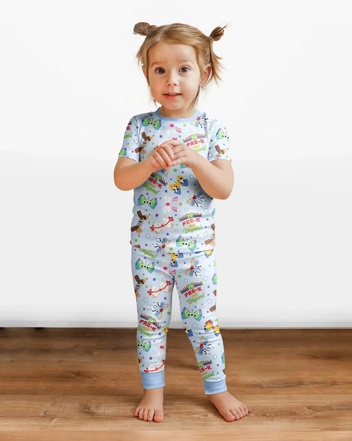 Ready for Pre-K Bamboo Two Piece Short Sleeve Pajama Set