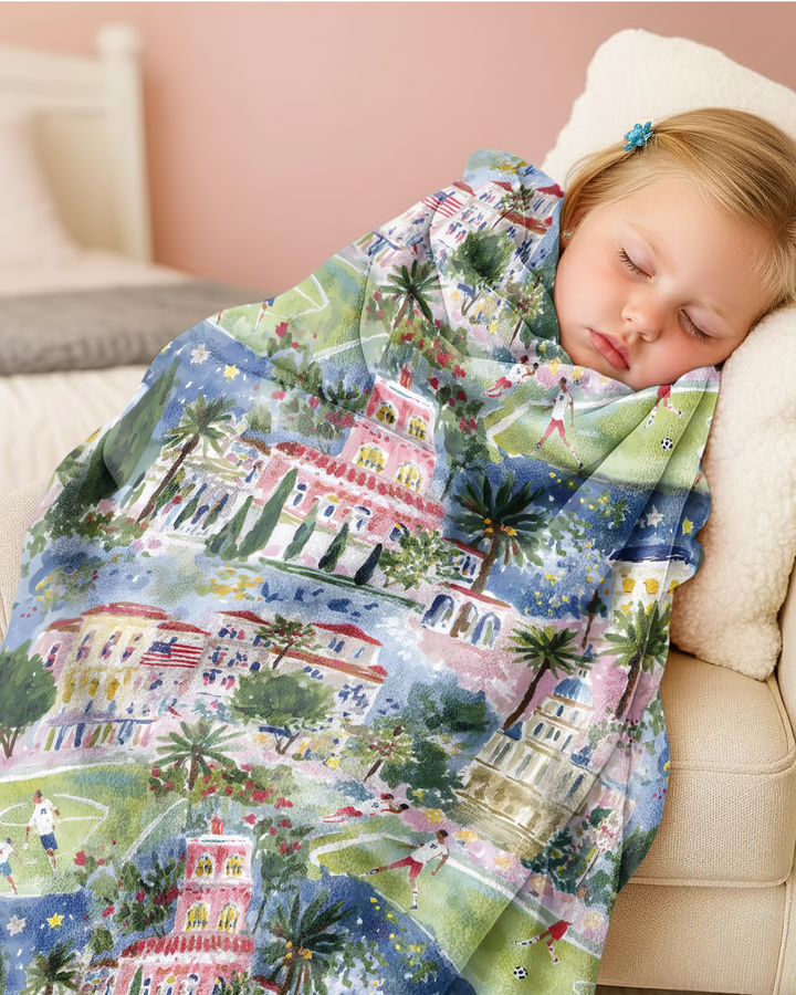 Soccer Tour 2026 Bamboo Blanket