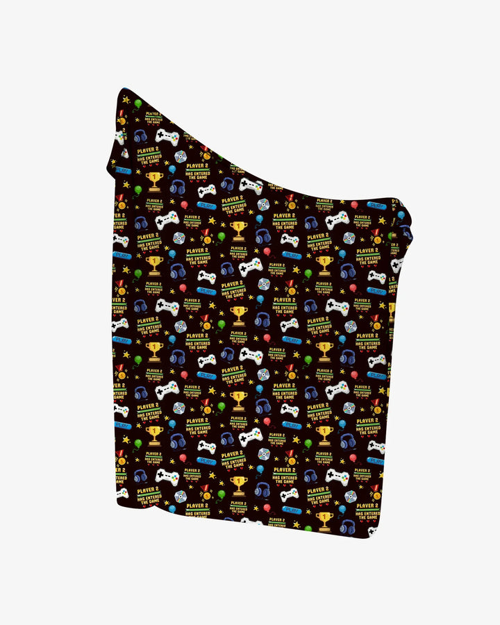 Leveled Up Daddy & Me Matching swaddle blanket