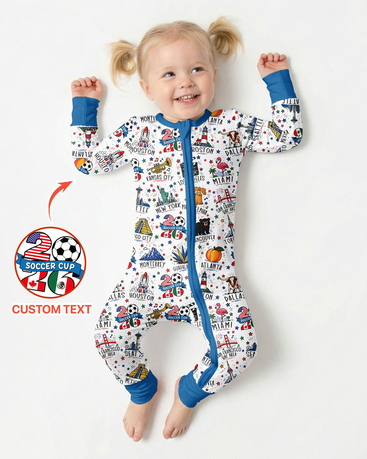 2026 Soccer Cup Host Citties Bamboo Convertible Zippy