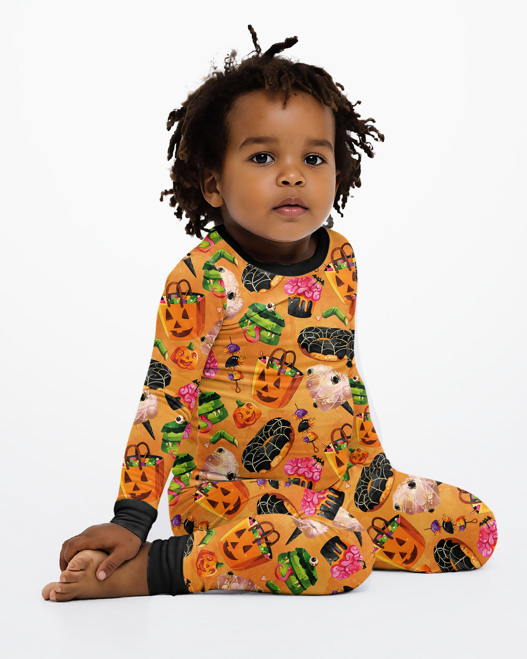 Spooky Snack Shack Bamboo Two Piece Long Sleeve Pajama Set