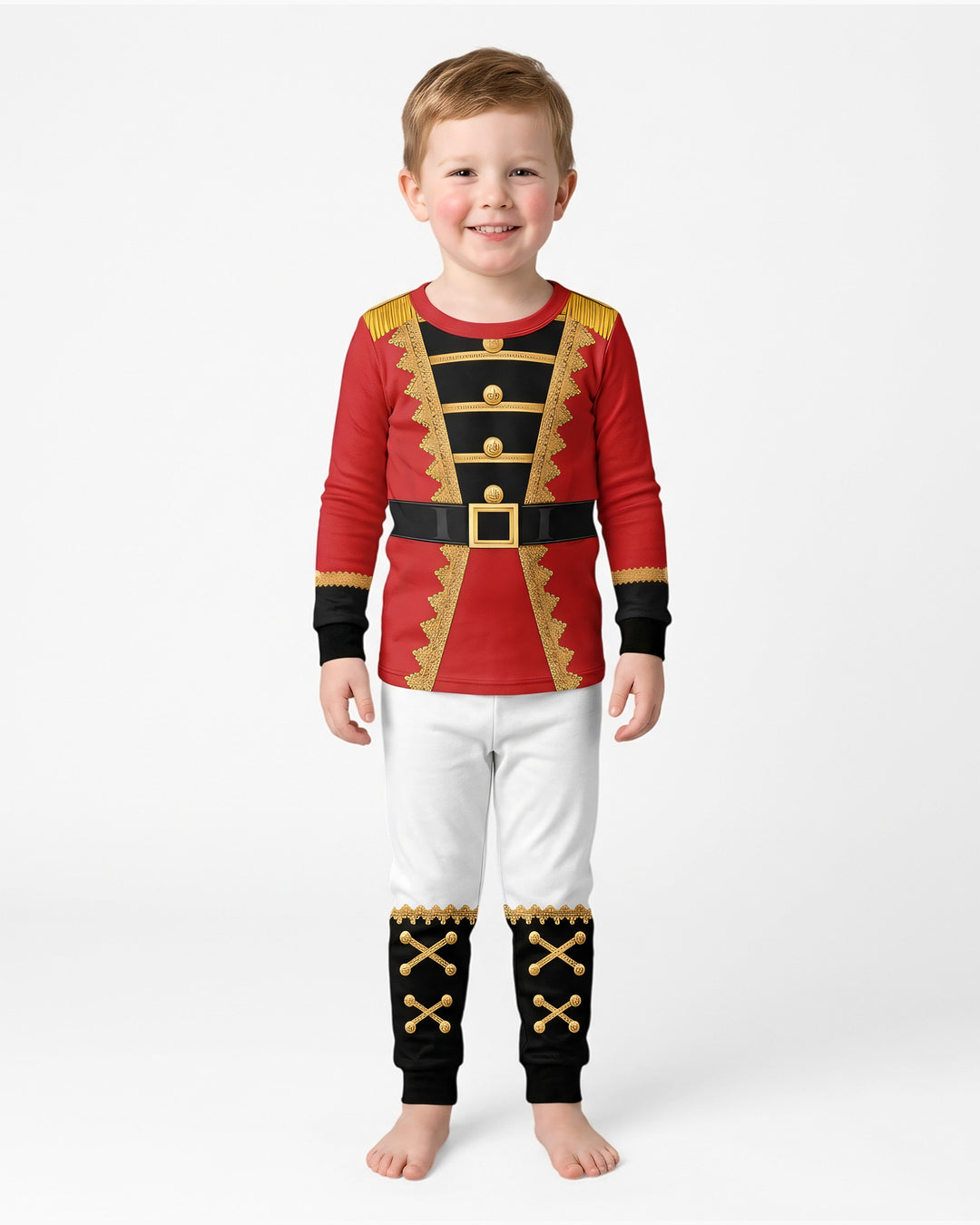Nutcracker Soldier Bamboo Two Piece Long Sleeve Pajama Set