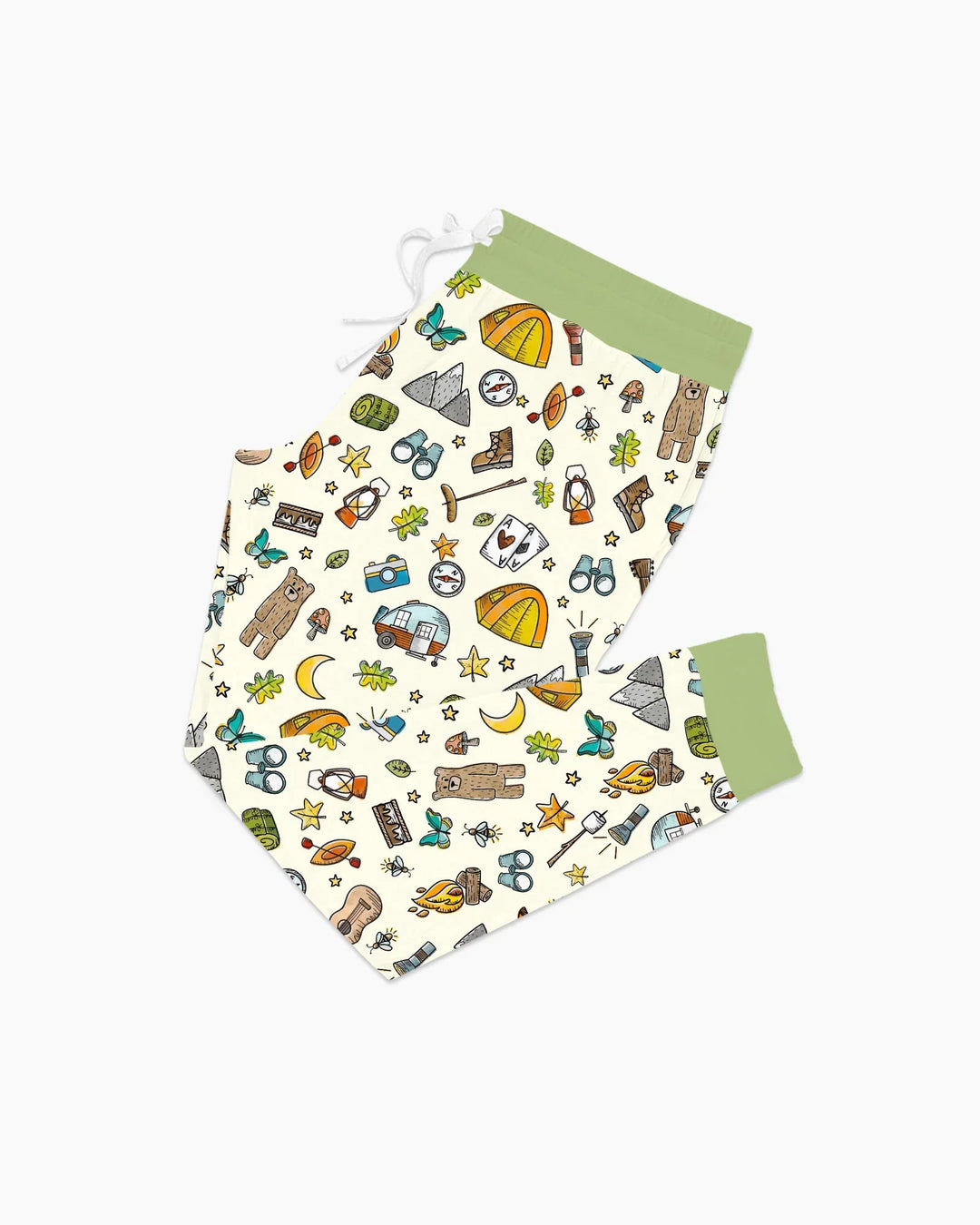 Pijama de bambú a juego para mujer de la familia Love Camping