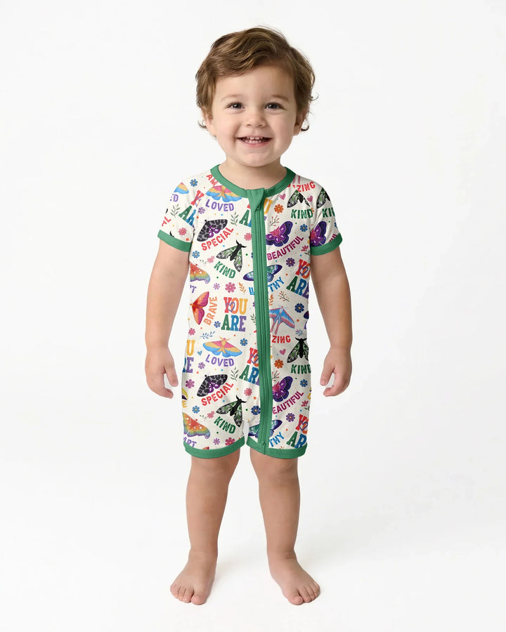 Proud Wings Family Matching Bamboo Shorty Zippy