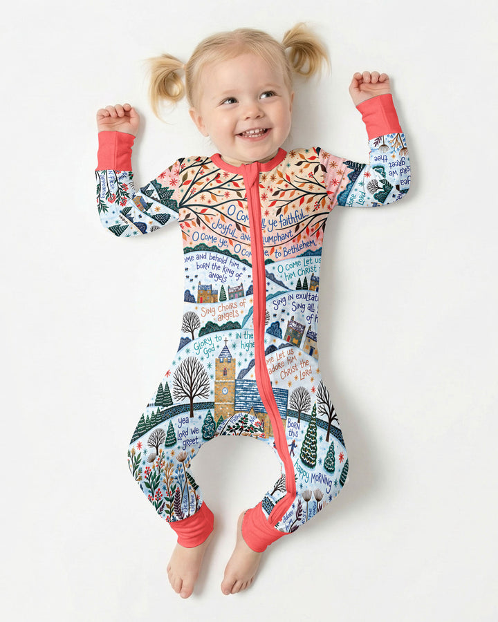 Oh Come Let Us Adore Him Bamboo Convertible Zippy