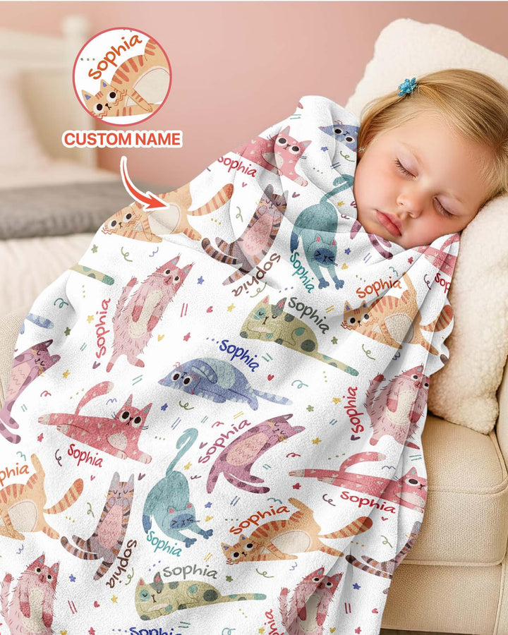Cat Nap Crew Bamboo Blanket