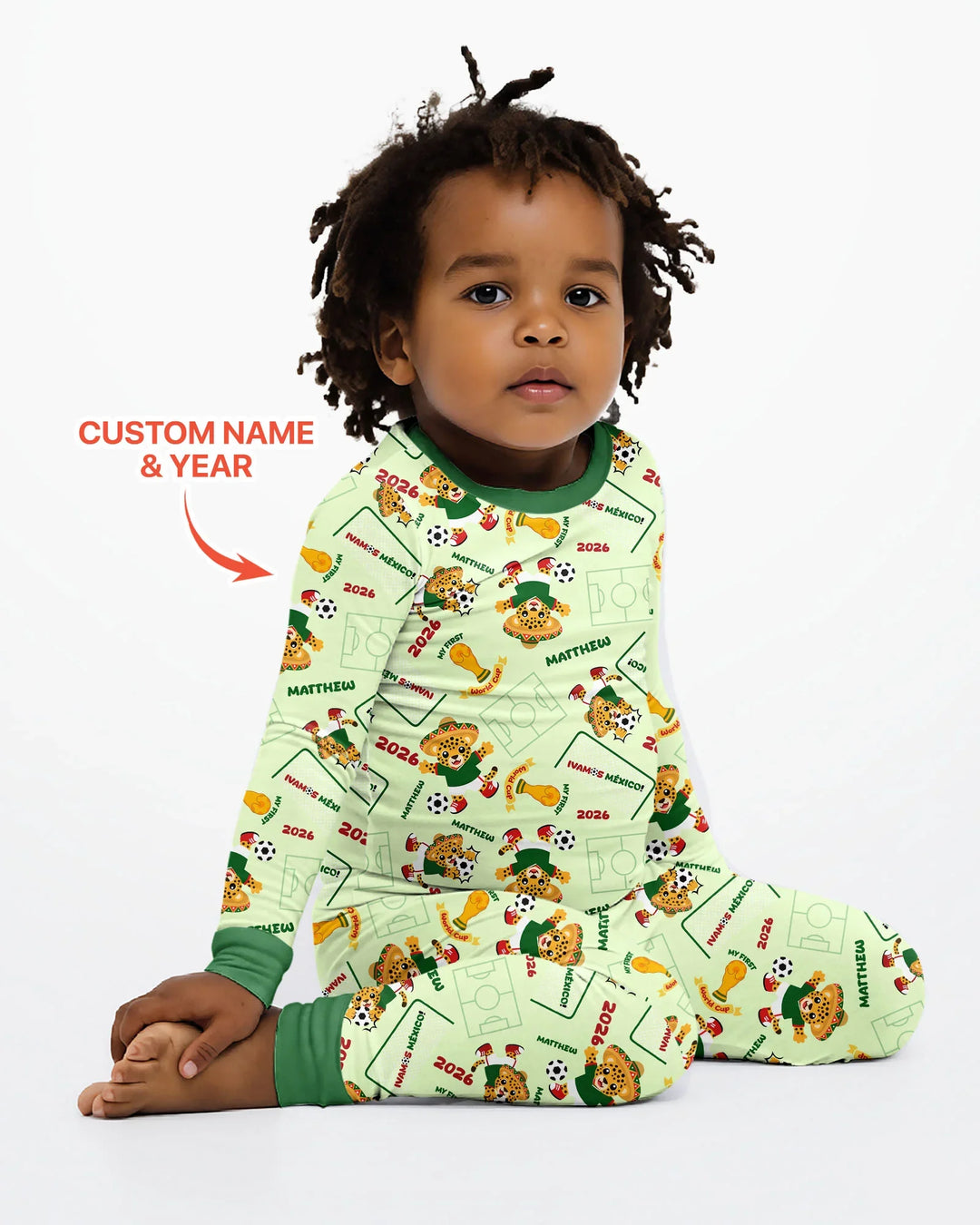 My First World Cup Bamboo Two Piece Long Sleeve Pajama Set