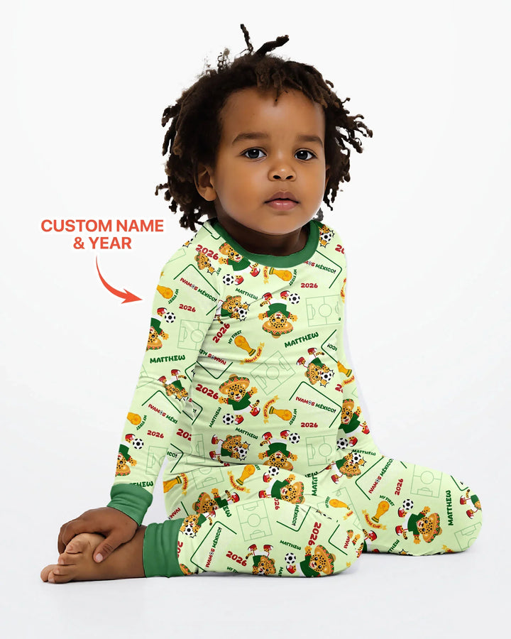 My First World Cup Bamboo Two Piece Long Sleeve Pajama Set