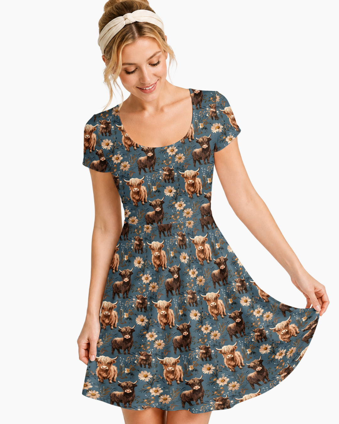Vorlage Bambus Twirl Kleid