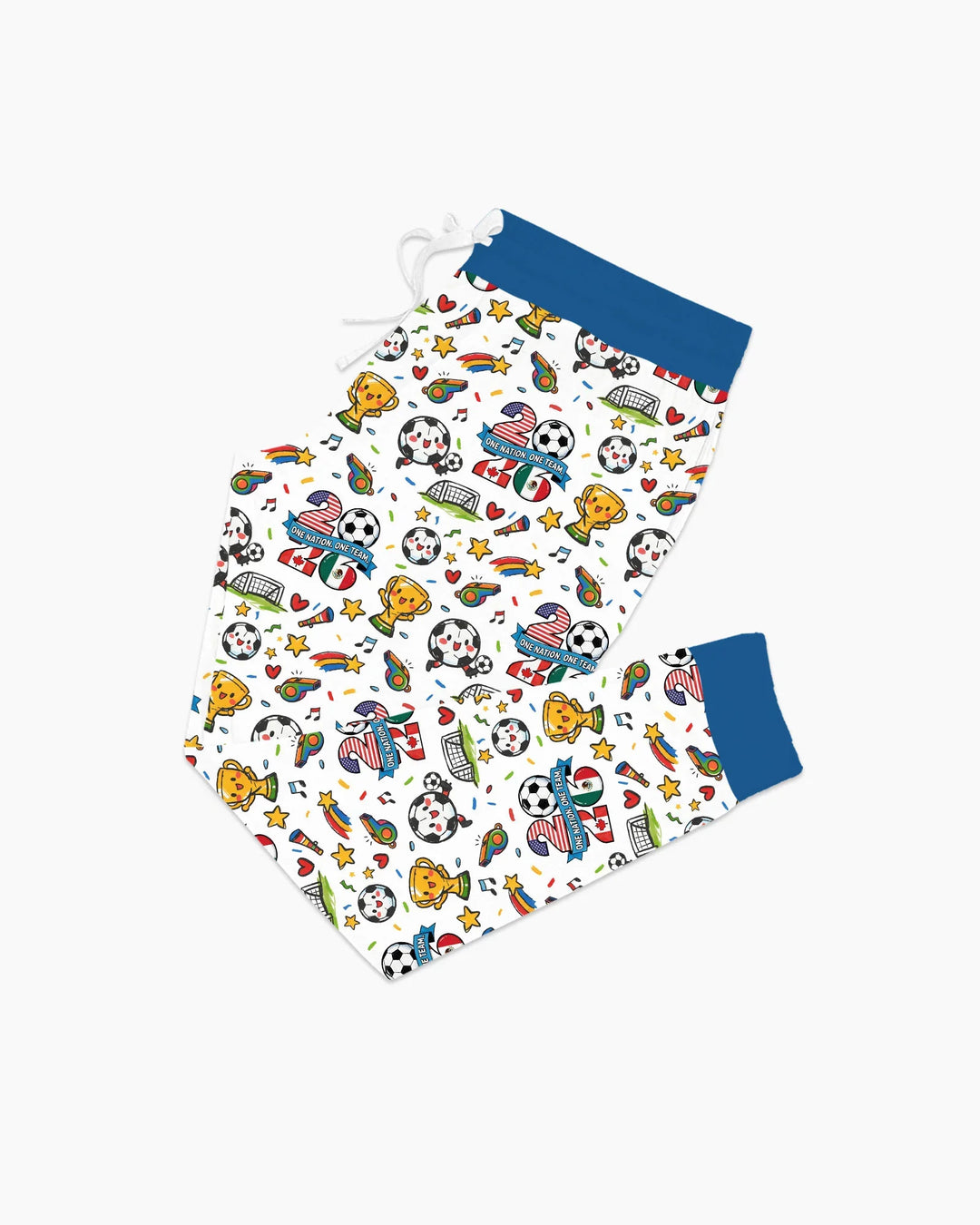 Soccer Fever 2026 Family Matching Bamboo Women Pajama Set
