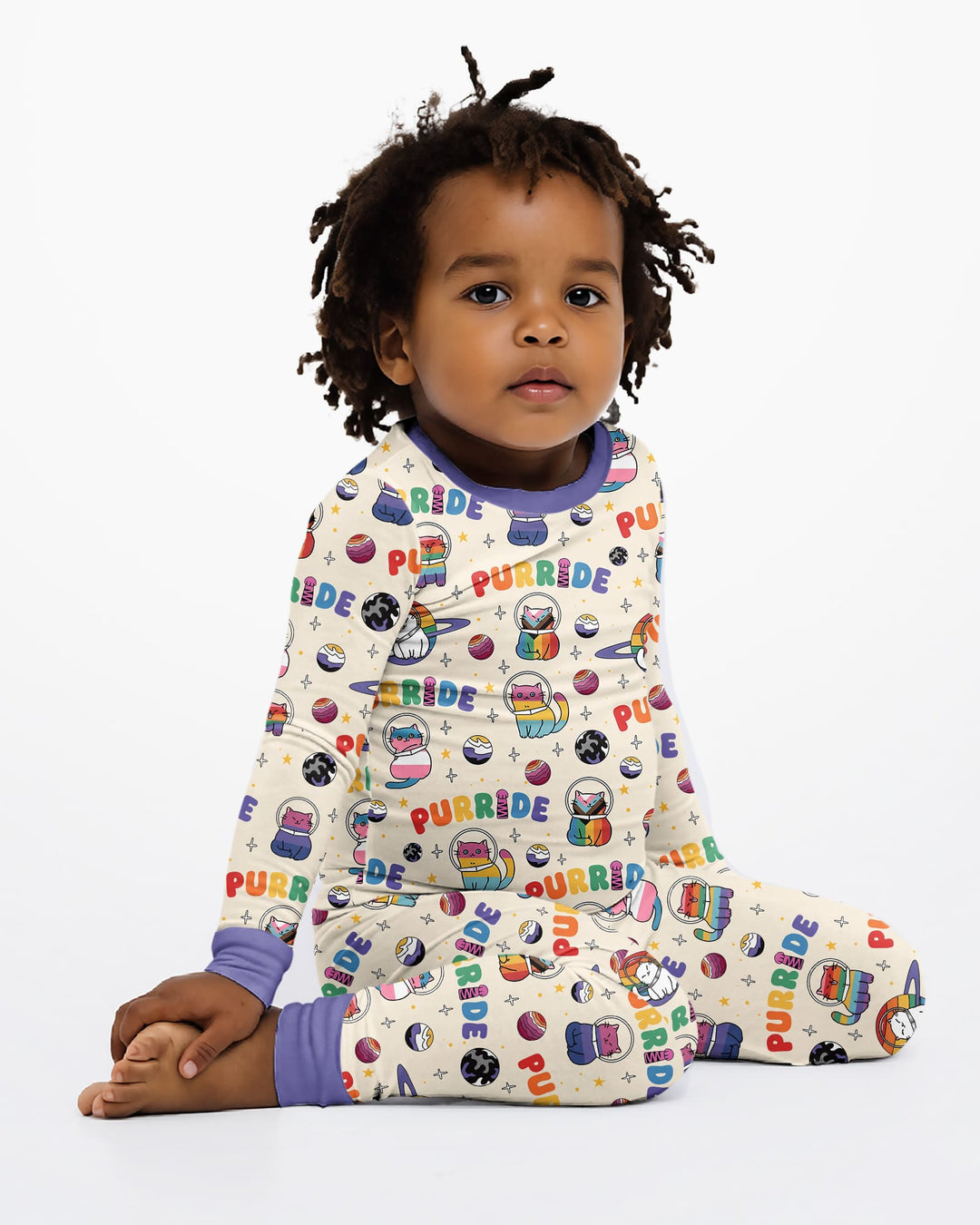 Conjunto de pijama de dos piezas de bambú de manga larga