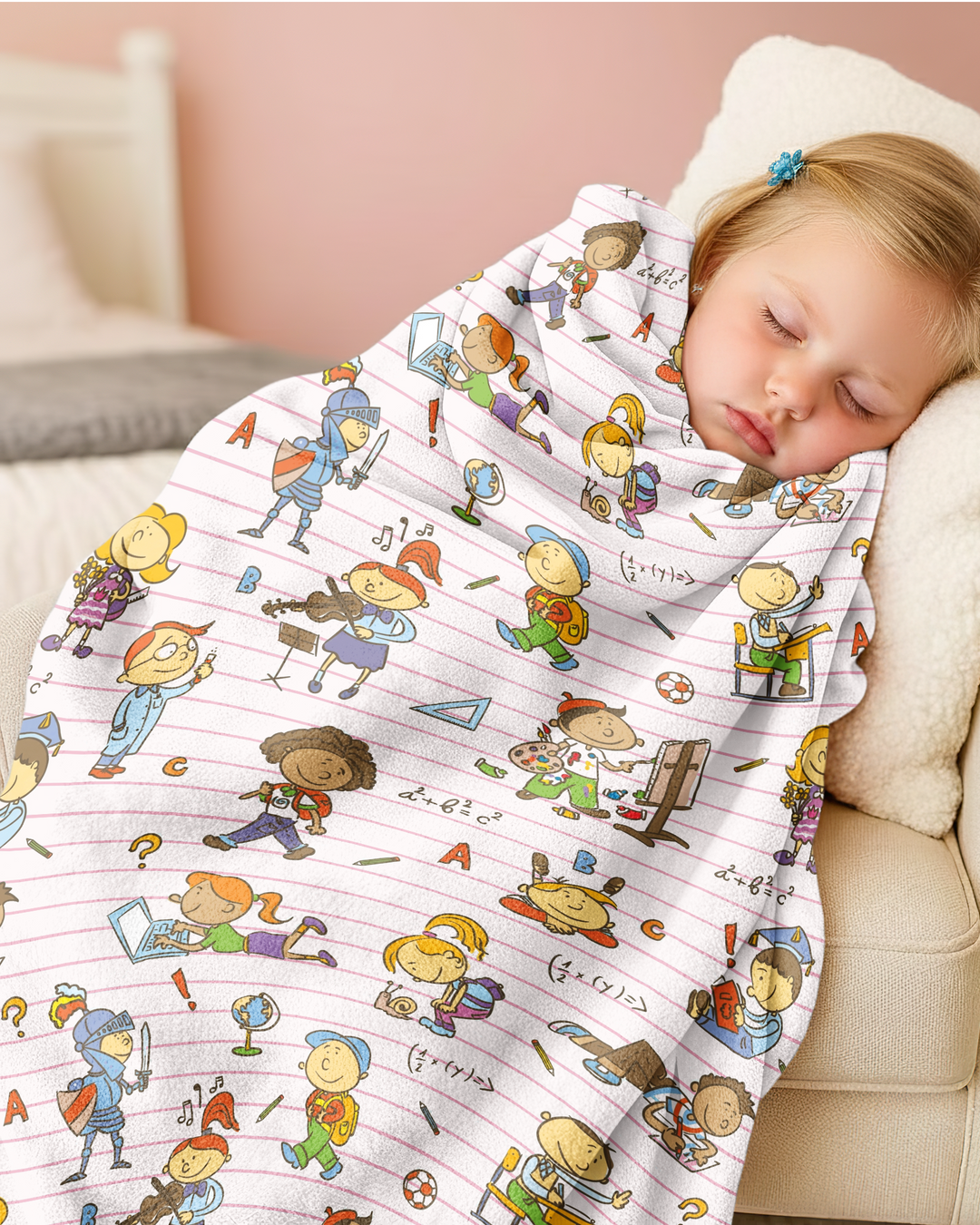 School Days Adventure Bamboo Blanket