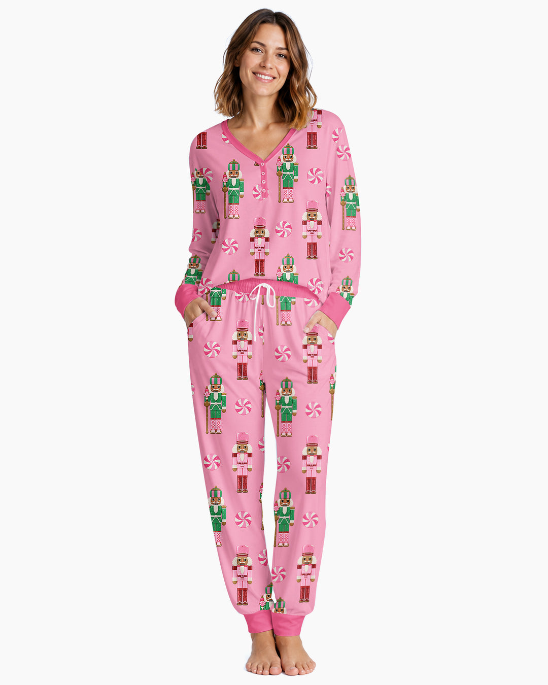 Pink Nutcracker Dreams Bamboo Women Pajama Set