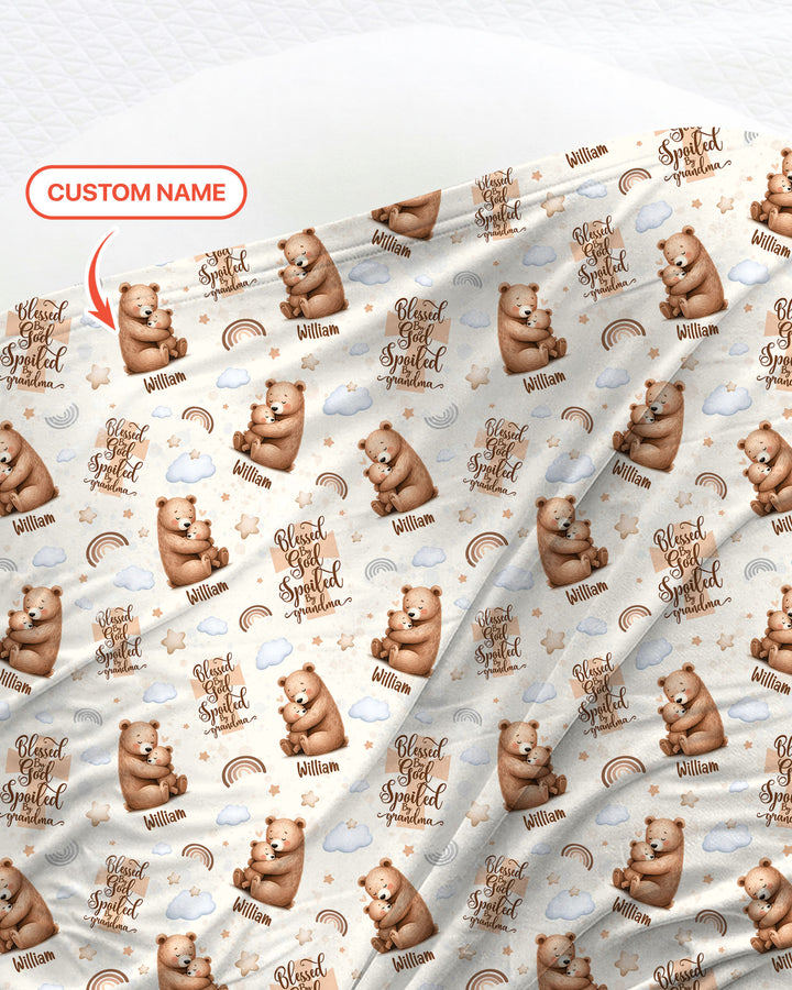 Plantilla de manta de pañales personalizada