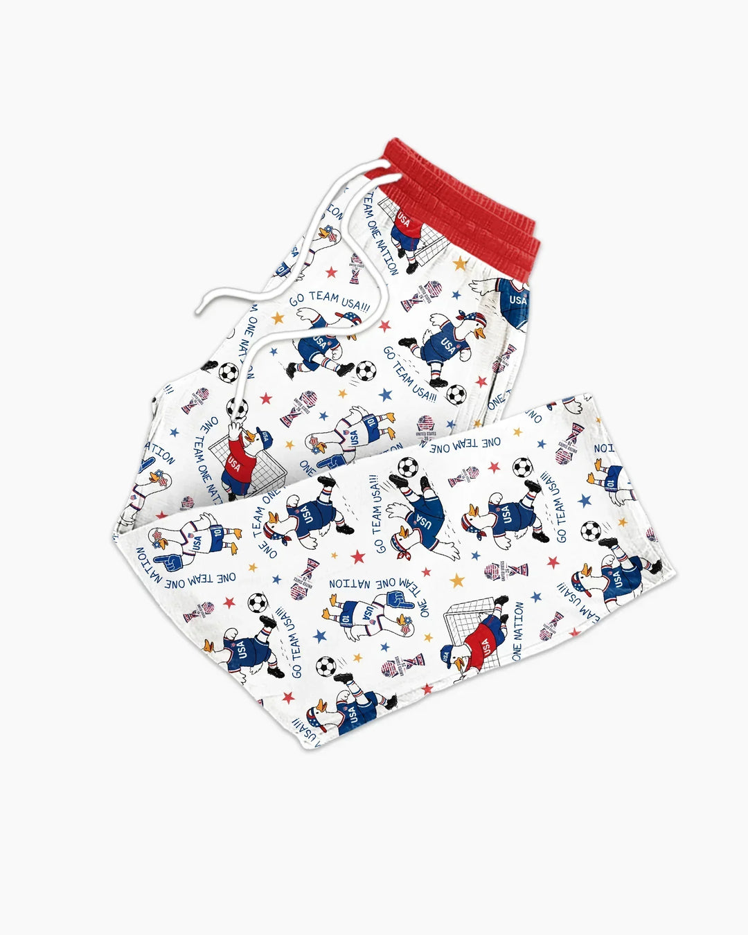USA Soccer Goose Family Matching Bamboo Men's Pajama Set