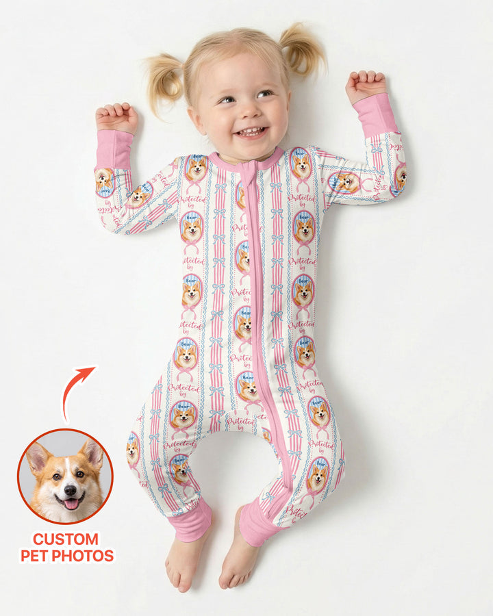 Custom Coquette Pet Photo Little Protector Bamboo Convertible Zippy