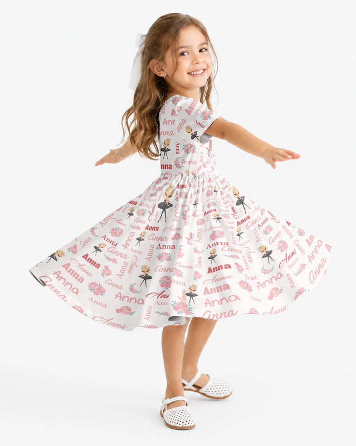 Cute Avatar Bamboo Twirl Dress