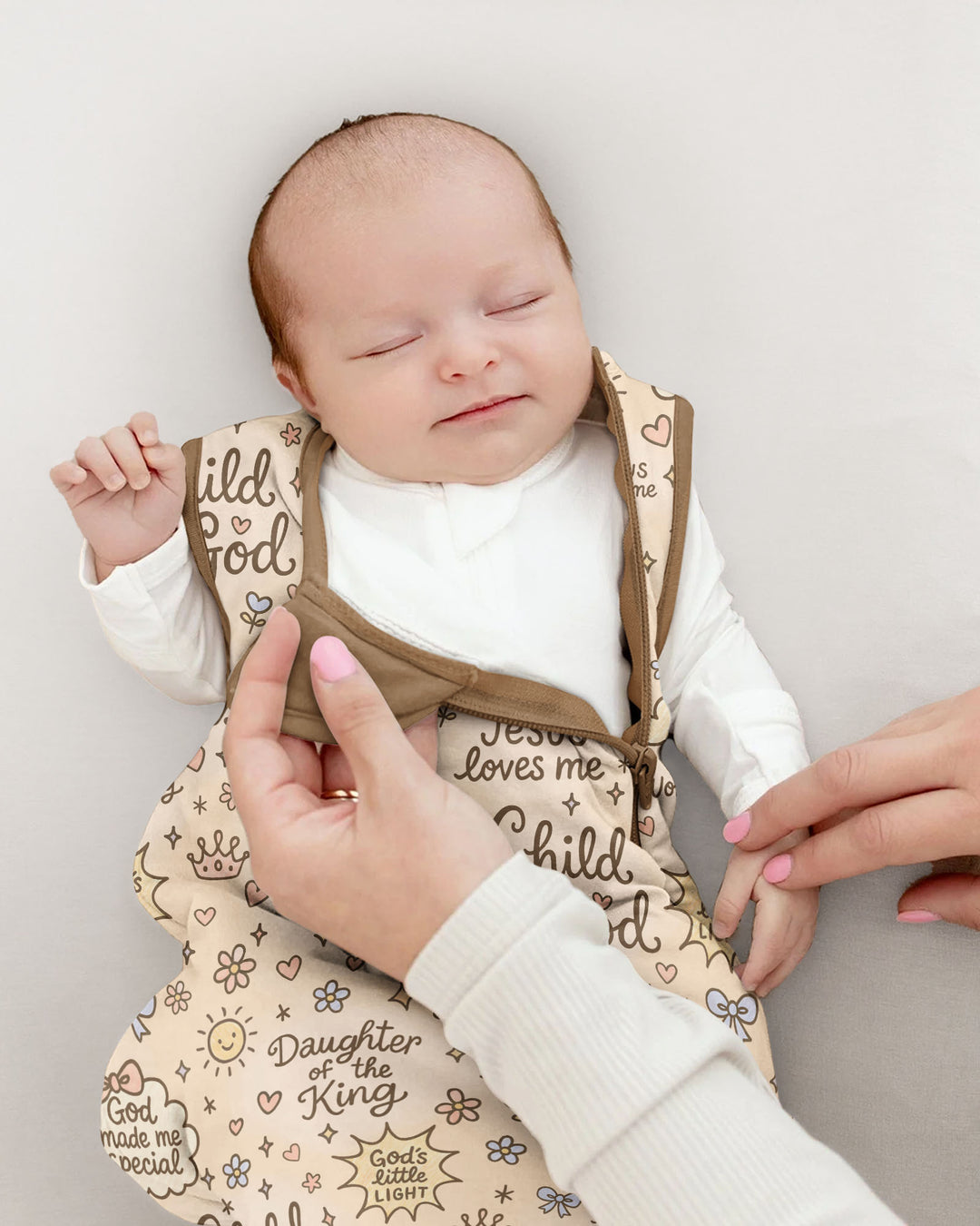 Child Of God Jesus Loves Me Bamboo Sleep Bag