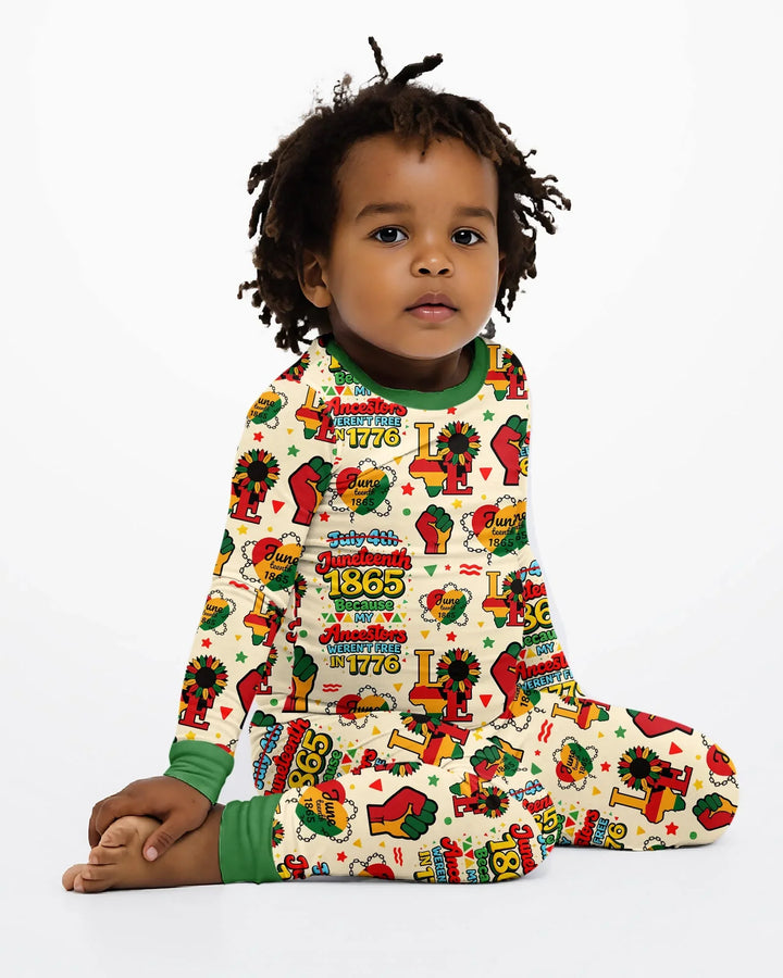 Conjunto de pijama de dos piezas de bambú de manga larga
