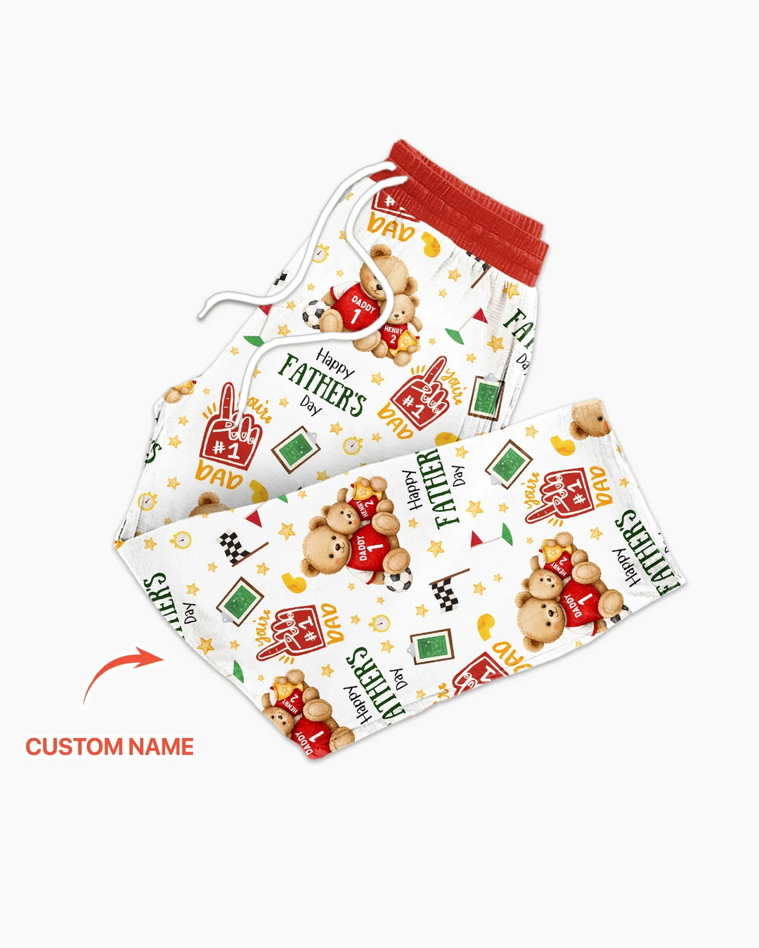 You're #1 Dad Daddy & Me Matching Bamboo Men's Pajama Set
