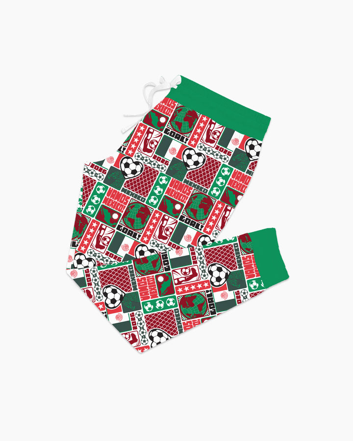Plantilla de conjunto de pijama de mujer de bambú