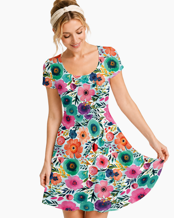 Vorlage Bambus Twirl Kleid