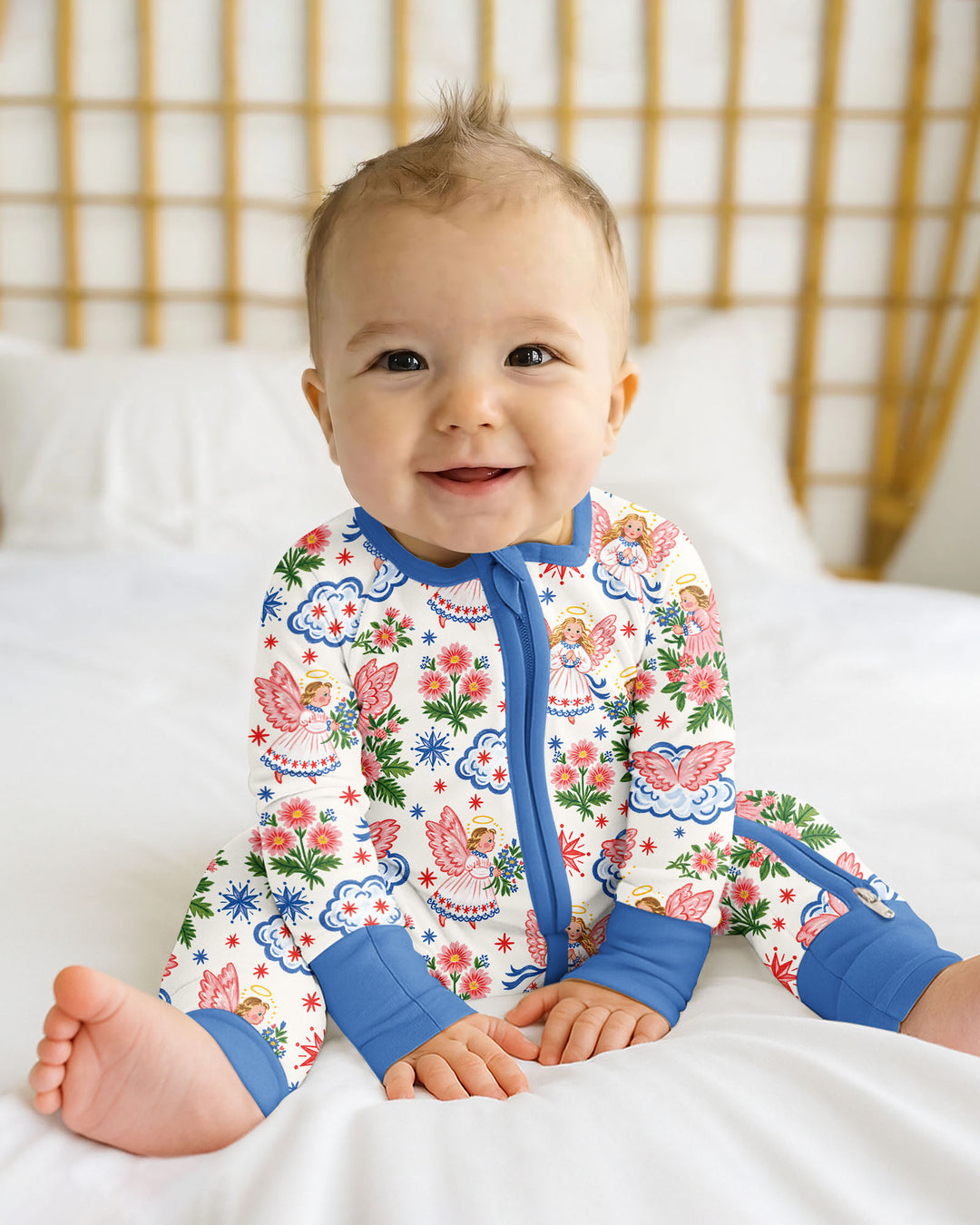 Angel Christmas Bamboo Convertible Zippy