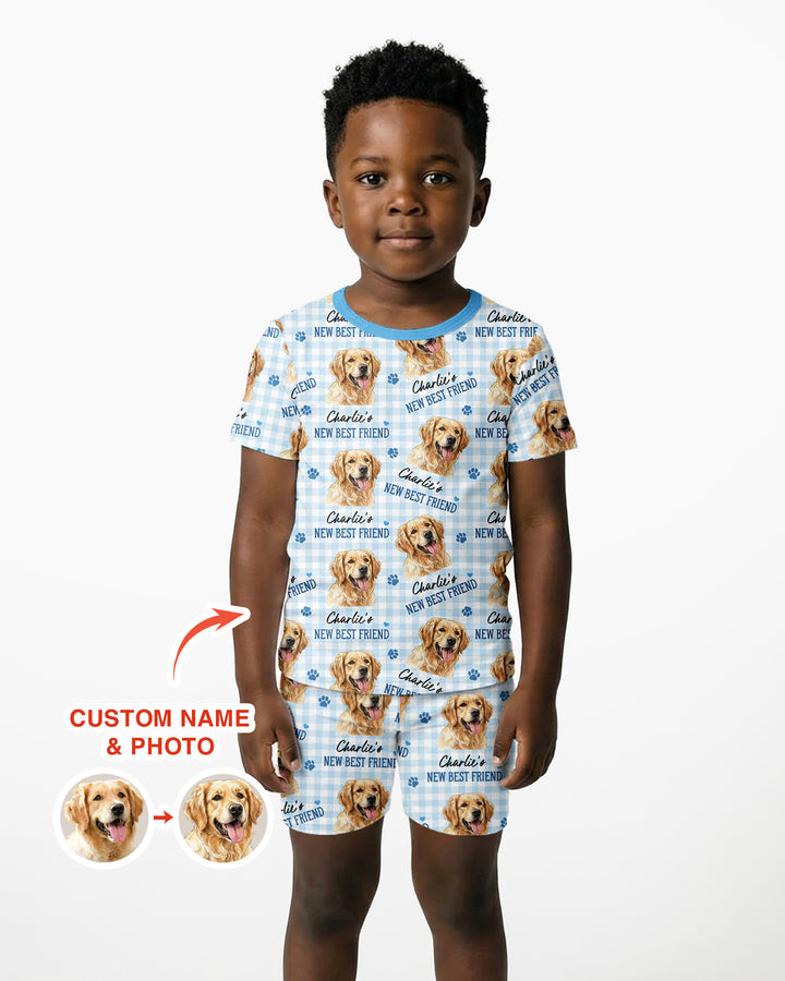New Best Friend Bamboo Two Piece Short Sleeve Shorts Pajama Set