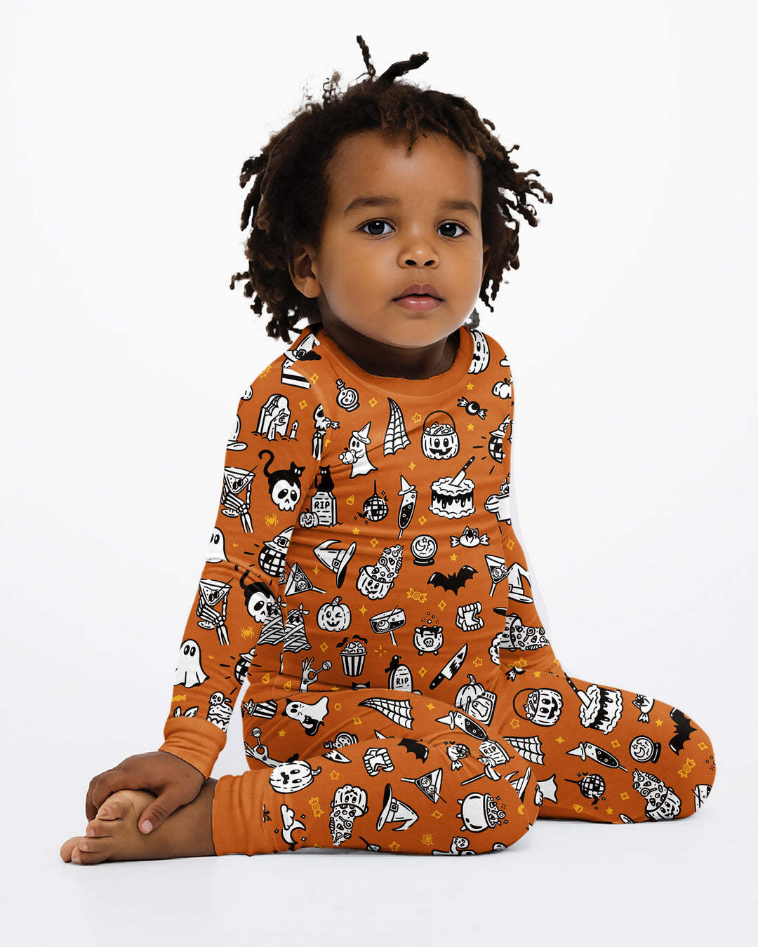 Spooky Season Bamboo Two Piece Long Sleeve Pajama Set