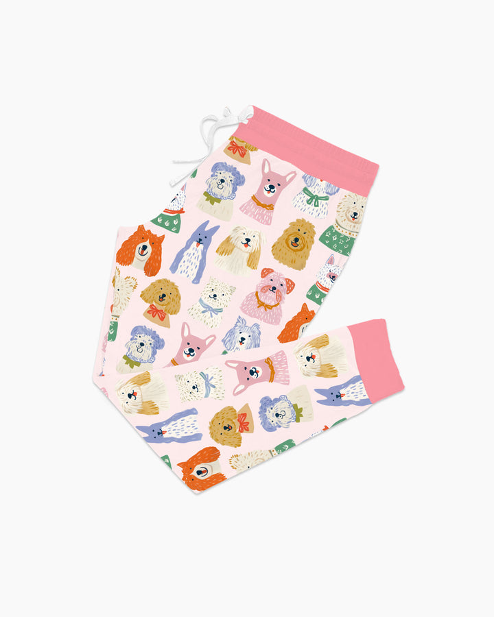 Puppy Portrait Bamboo Women Pajama Set