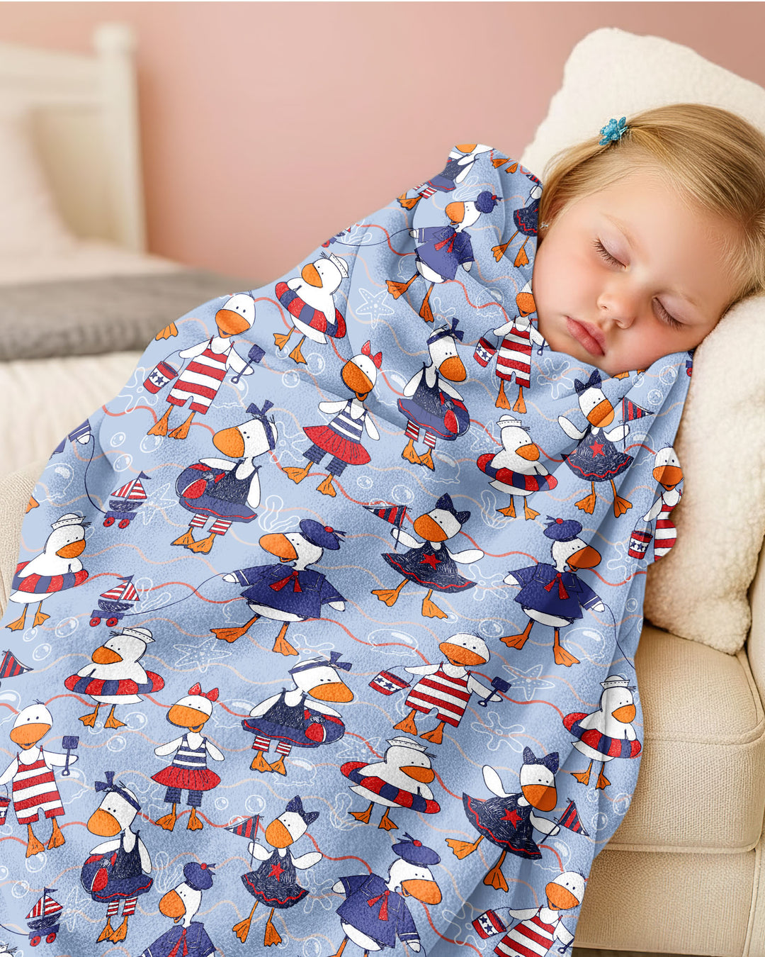 Freedom Floaties Family Matching Bamboo Blanket