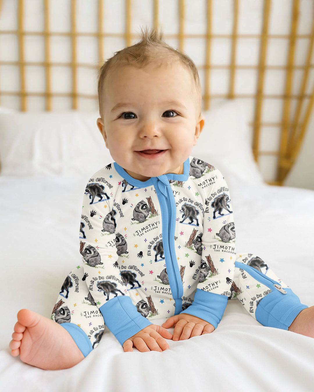 Gerippte Babykleidung mit individuellem Foto - Weich &amp; Skizzenhaft