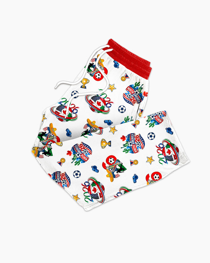 World Soccer North America 2026 Family Matching Bamboo Men's Pajama Set