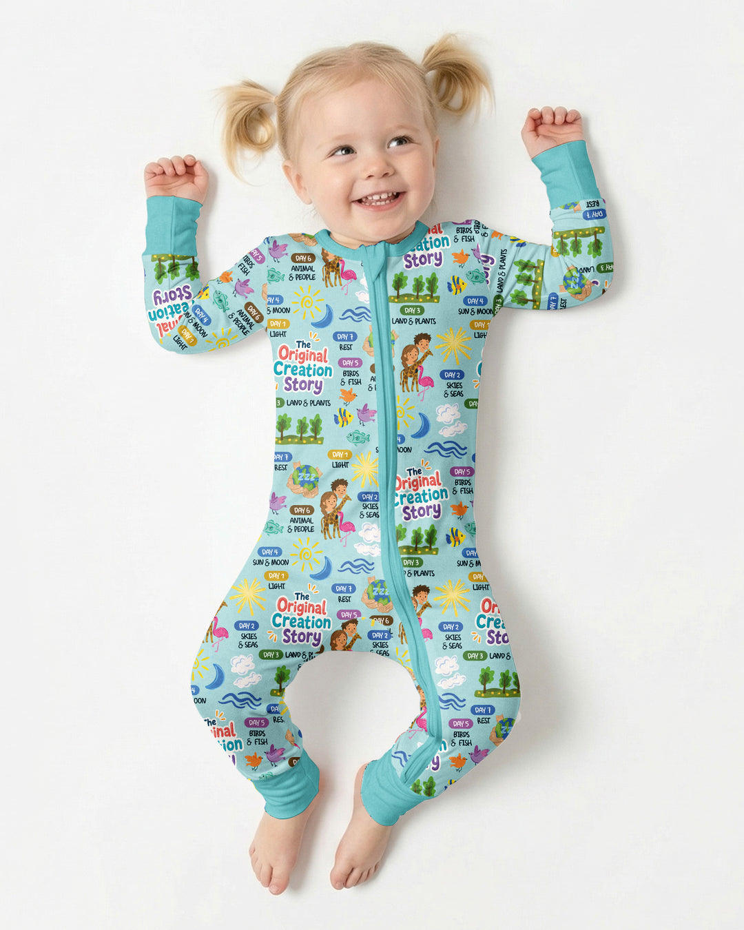 The Seven Days Of Creation Story Bamboo Convertible Zippy