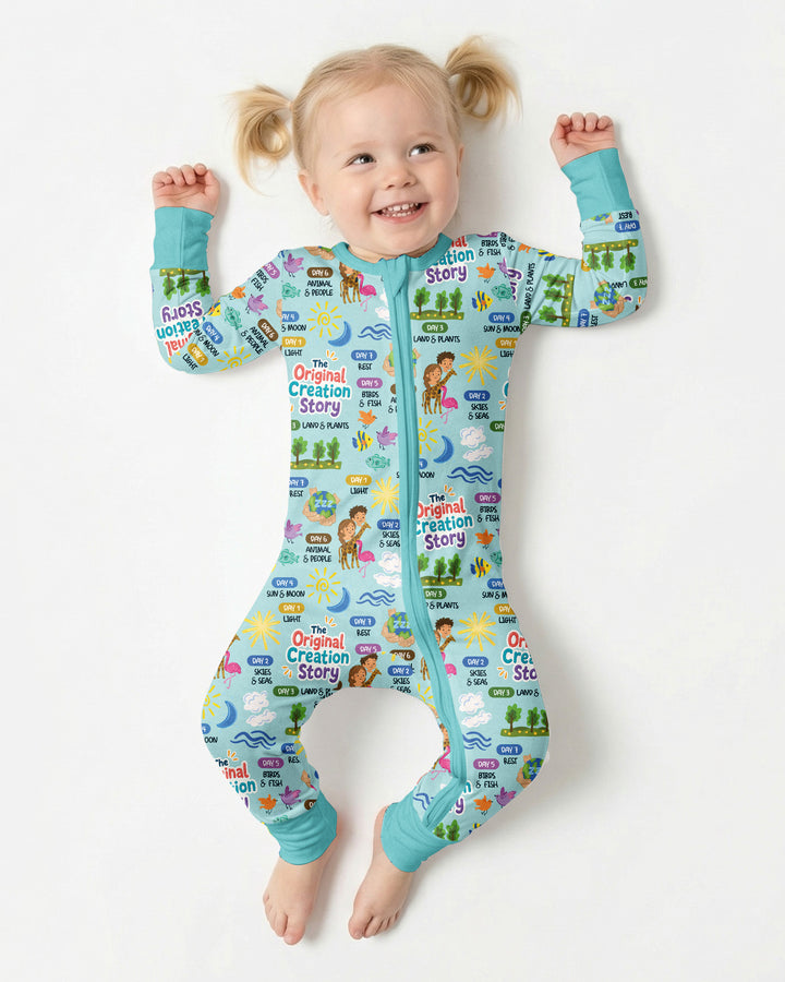 The Seven Days Of Creation Story Bamboo Convertible Zippy