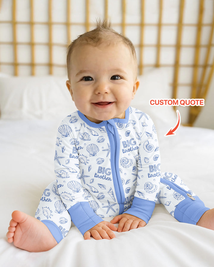 Coquette Seashell Matching Sibling Bamboo Convertible Zippy